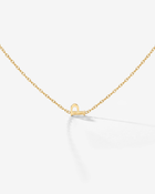 LUAMAYA Tiny Letter Necklace