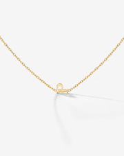 LUAMAYA Tiny Letter Necklace