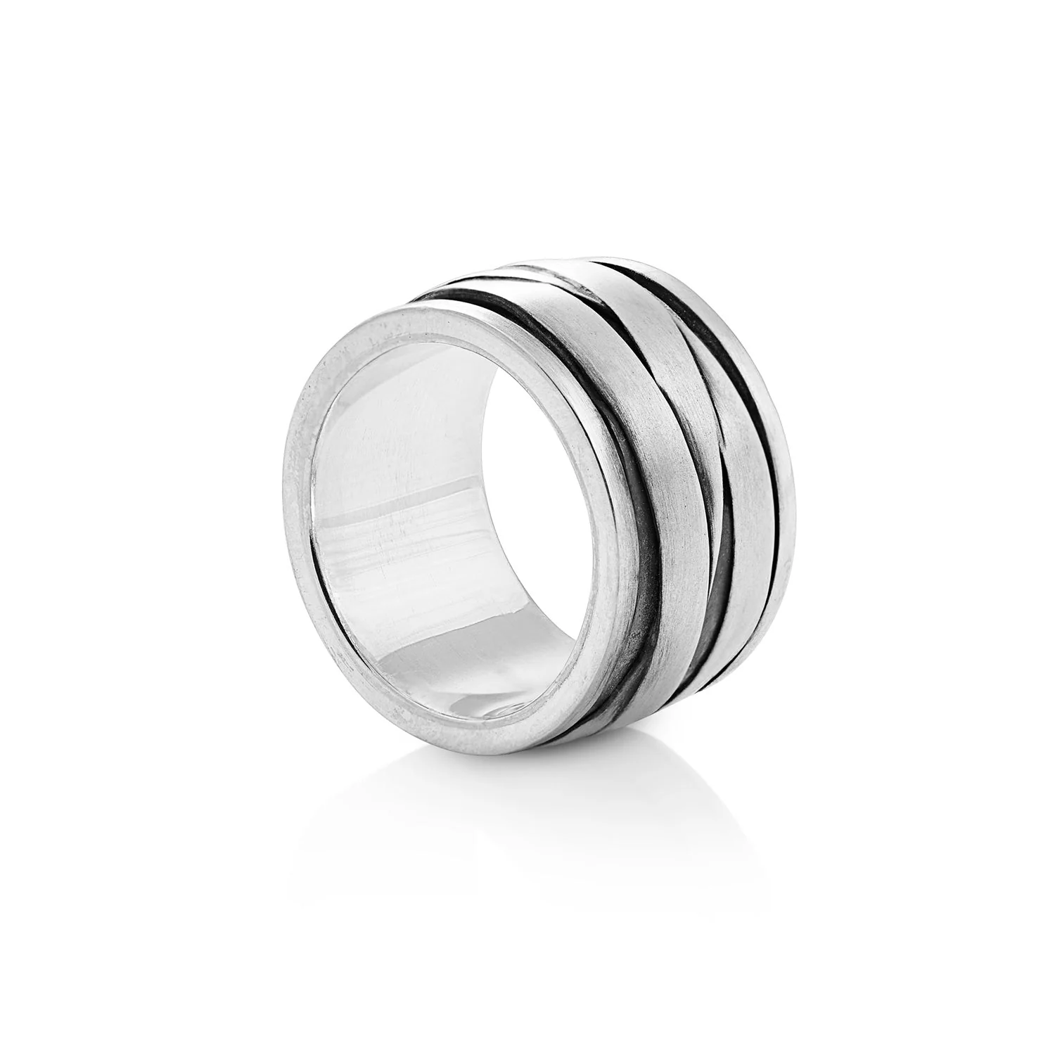 Massiver Ring aus Sterlingsilber R-34X-M-50