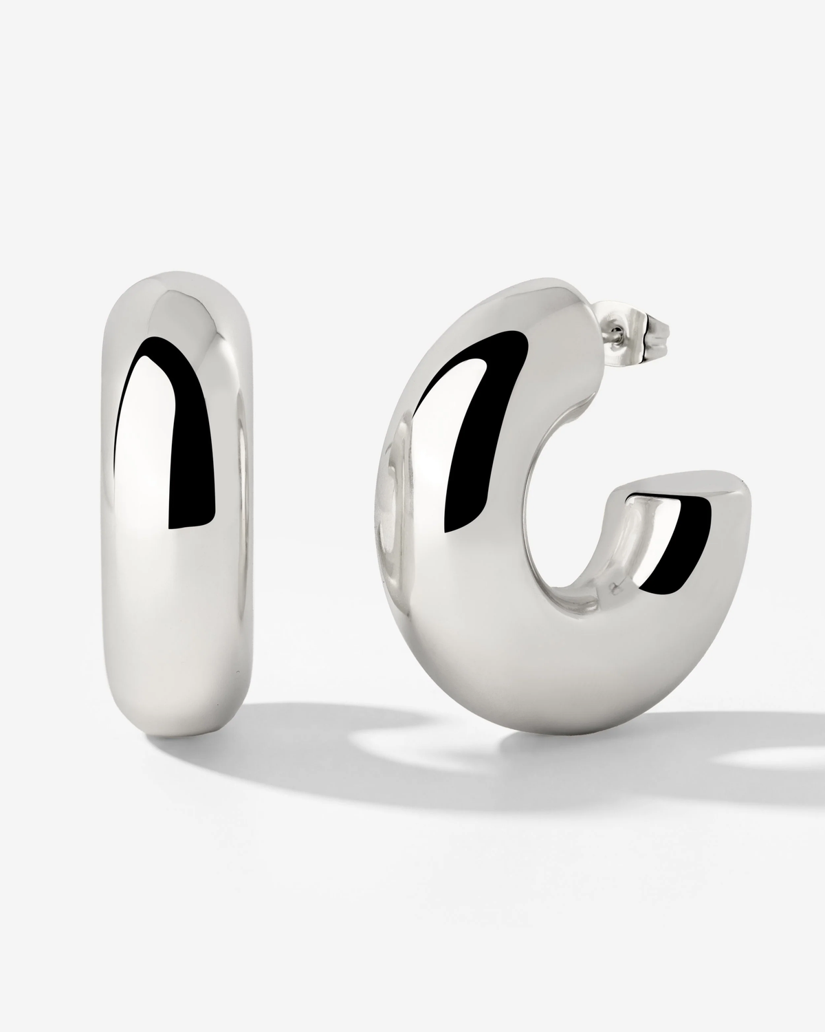 LUAMAYA Chunky Hoop Studs