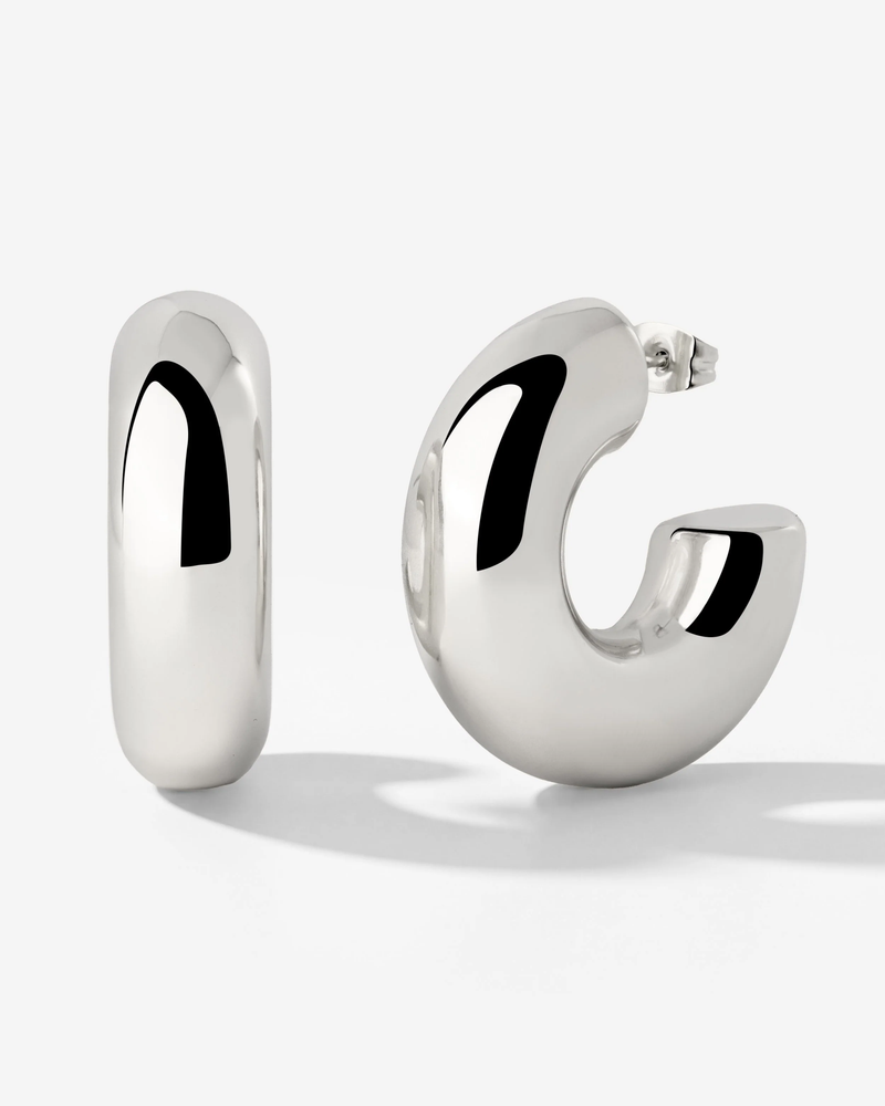LUAMAYA Chunky Hoop Studs
