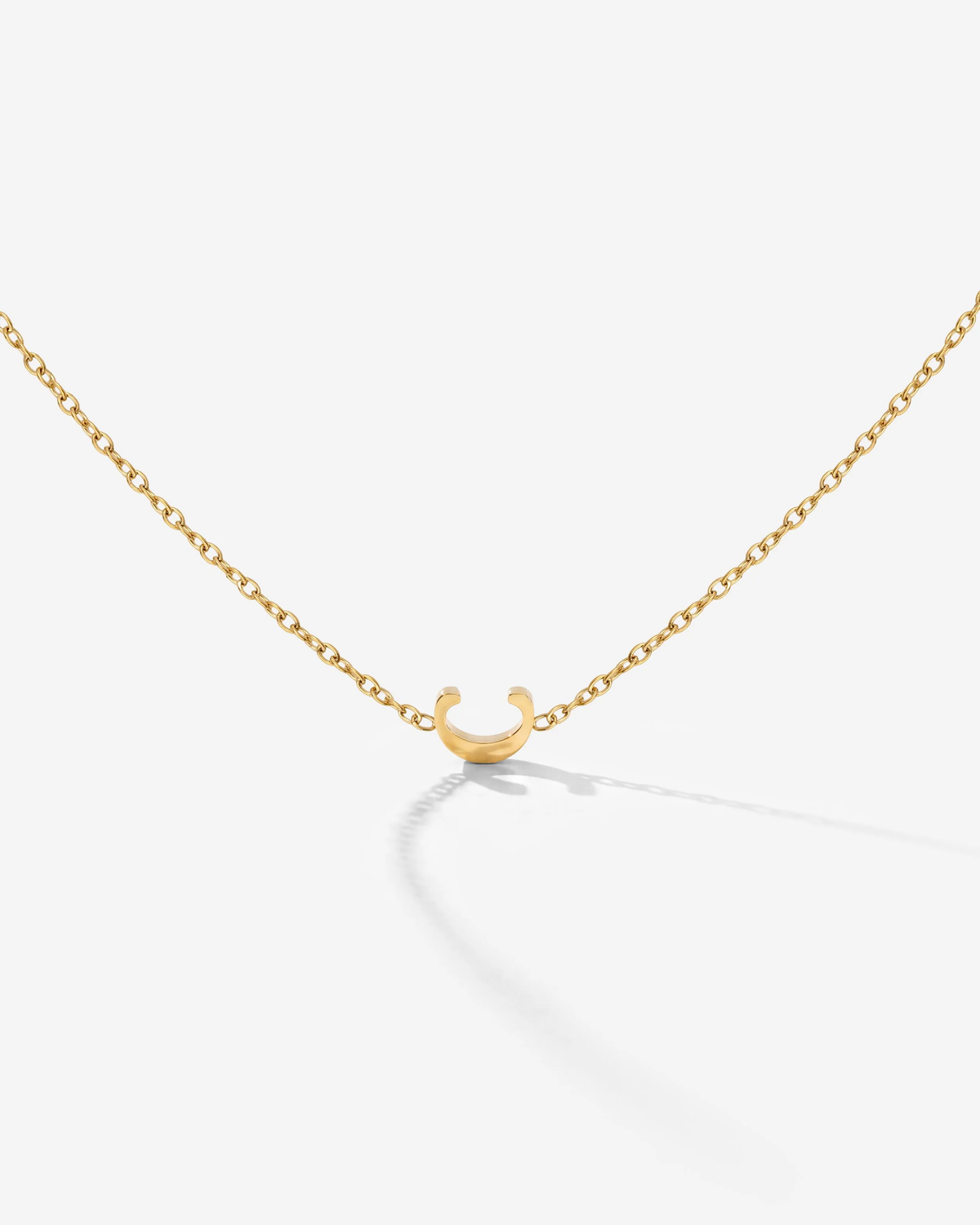 LUAMAYA Tiny Letter Necklace
