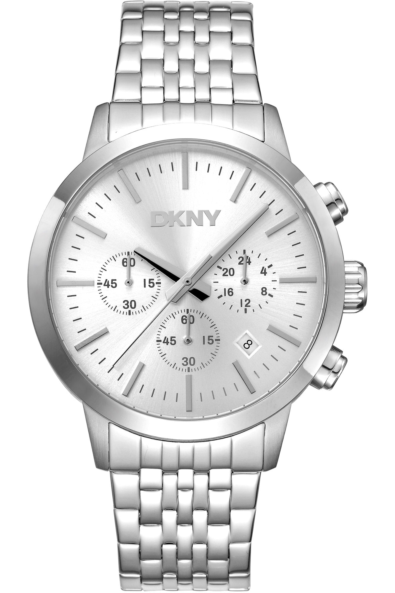 DKNY GNT CHR SILV DK1G138M0045