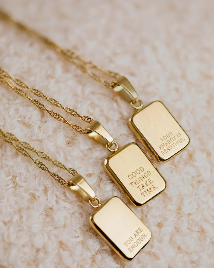 LUAMAYA Good things take time Necklace Gold