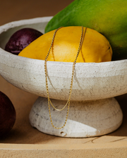 LUAMAYA Droplet Double Necklace