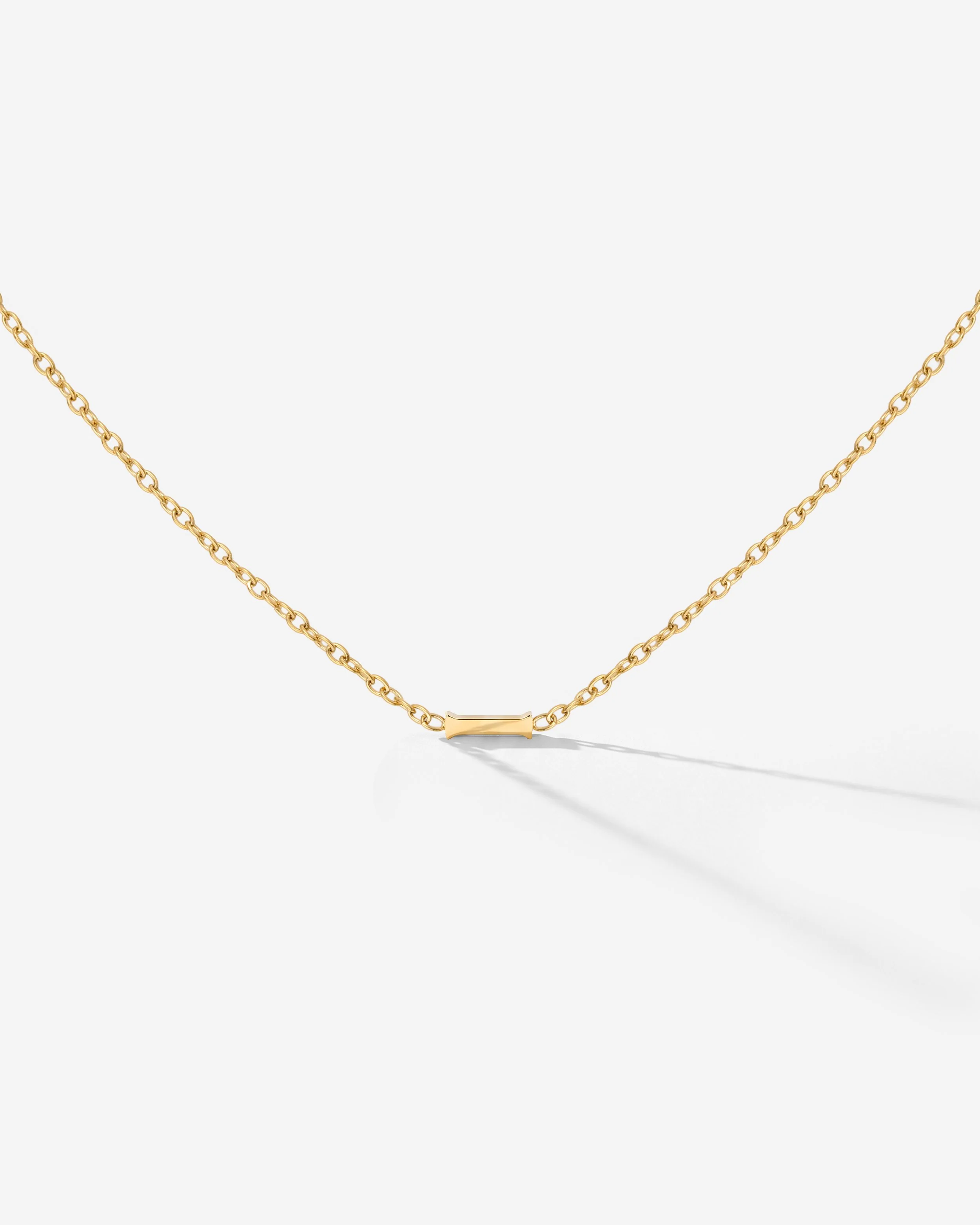 LUAMAYA Tiny Letter Necklace ABC