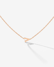 LUAMAYA Tiny Letter Necklace