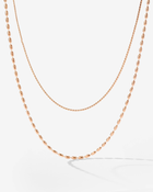 LUAMAYA Droplet Double Necklace