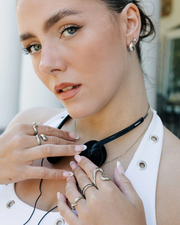 LUAMAYA Liquid Shape Studs Baby