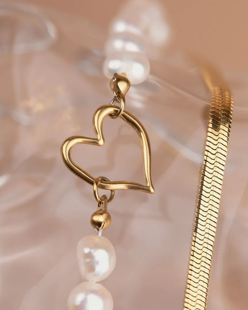 LUAMAYA Slim Herringbone Bracelet Gold
