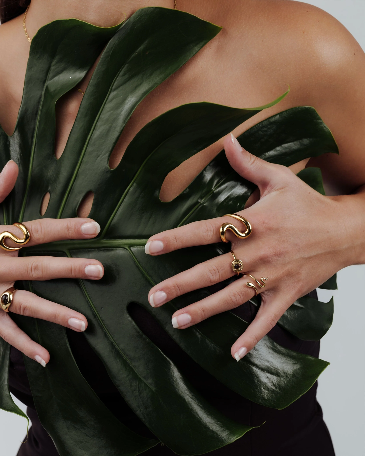 LUAMAYA Coiled Ring Gold