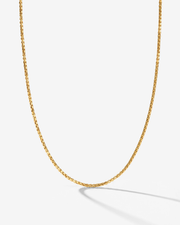 LUAMAYA Round Box Chain Necklace