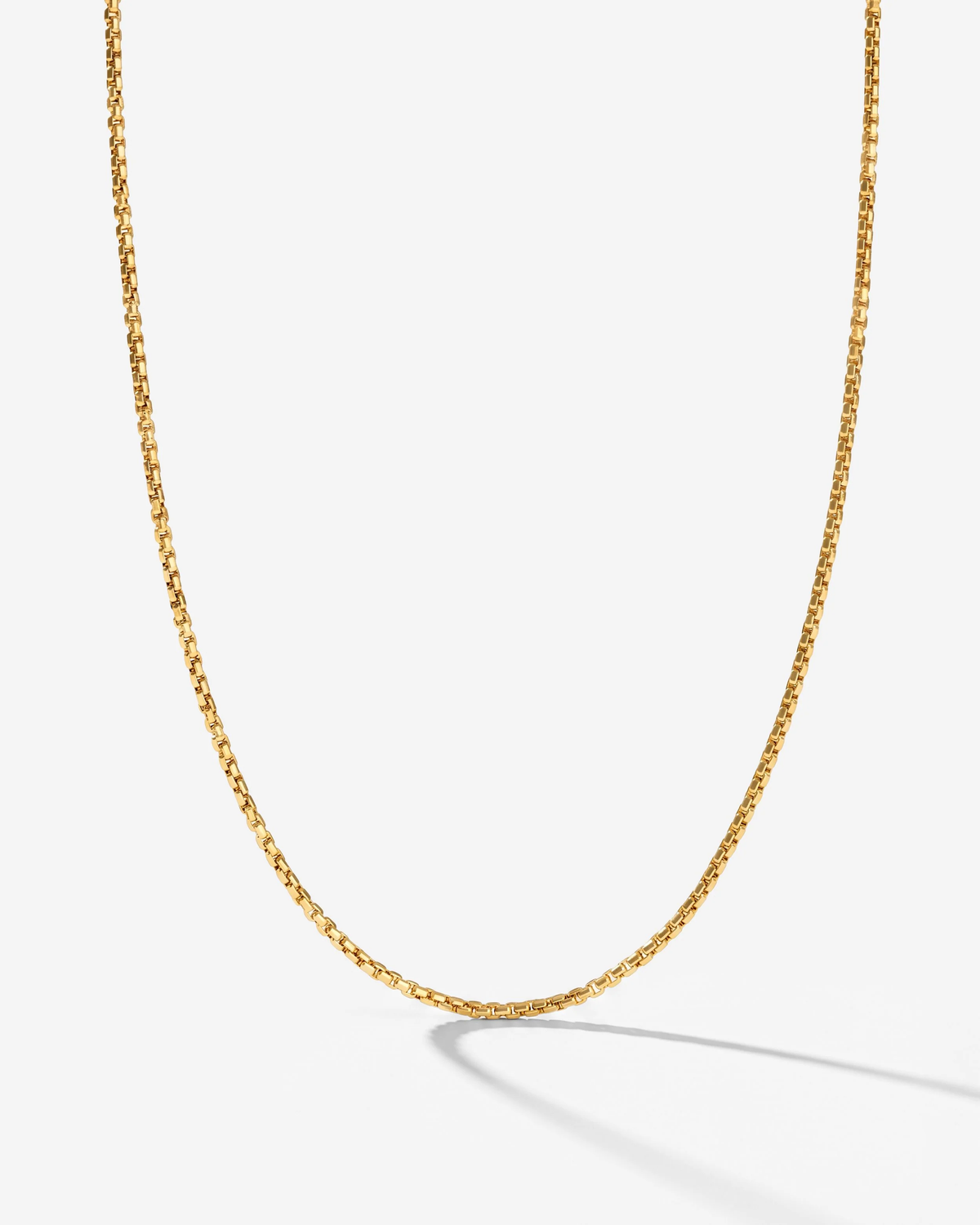 LUAMAYA Round Box Chain Necklace