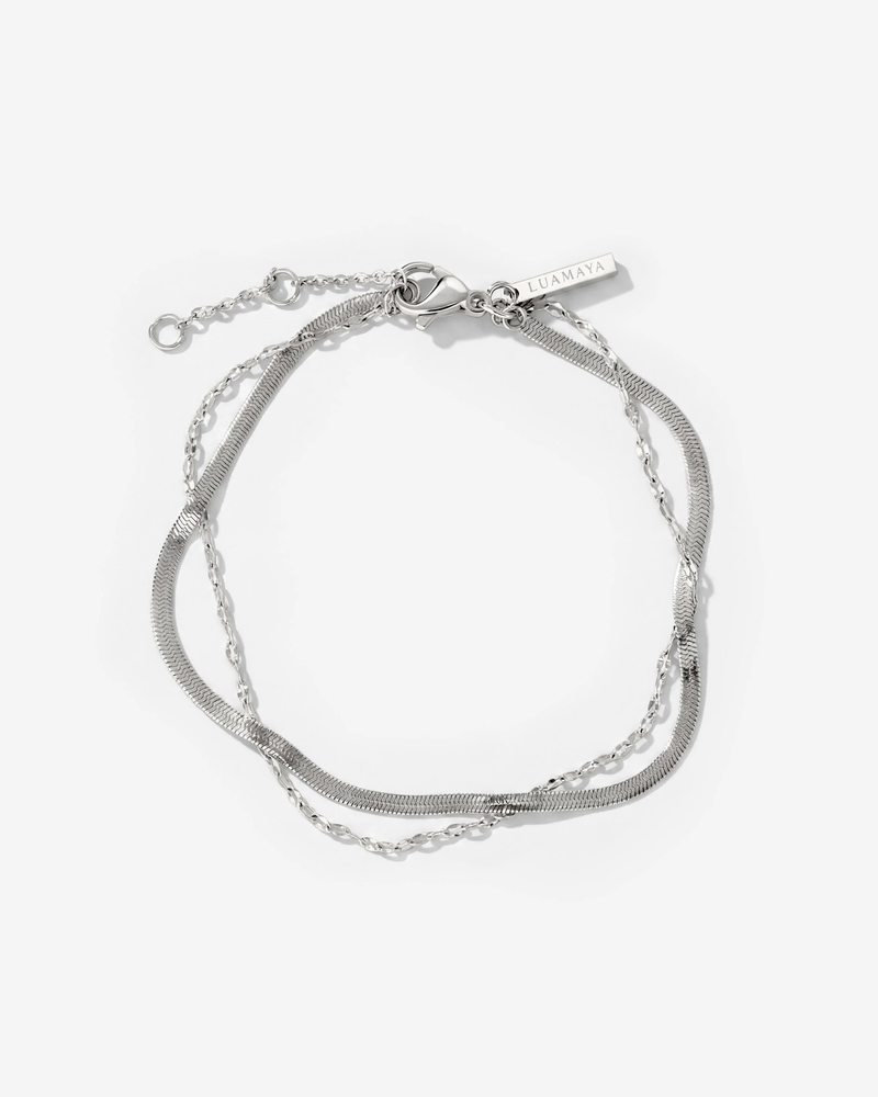LUAMAYA Aligned Double Bracelet