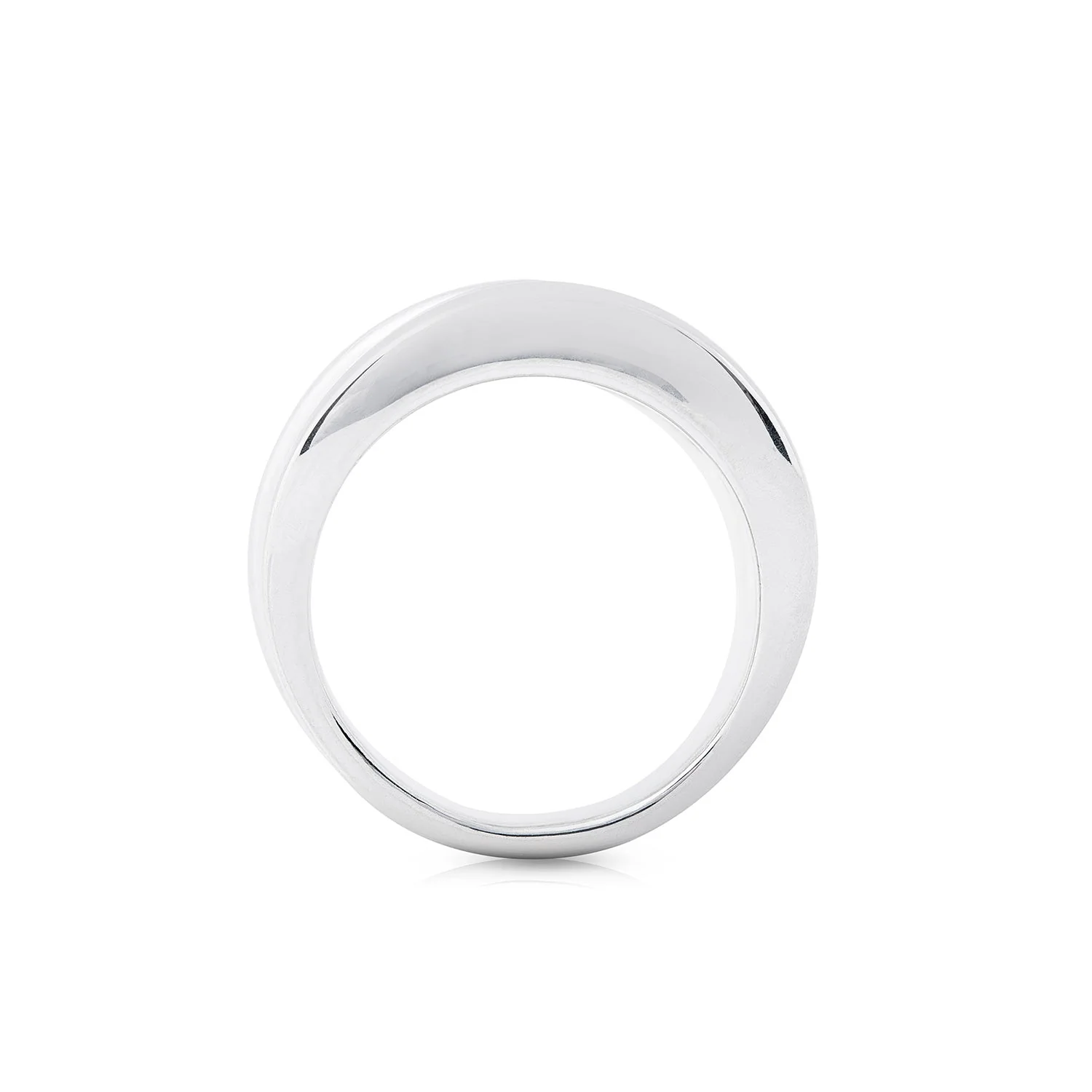 Wunderschöner Ring aus massivem Sterlingsilber mit einer Zusammenstellung aus matten und glänzenden Streifen 20-1014