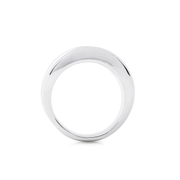 Wunderschöner Ring aus massivem Sterlingsilber mit einer Zusammenstellung aus matten und glänzenden Streifen 20-1014