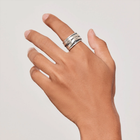 Massiver Ring aus Sterlingsilber R-34X-M