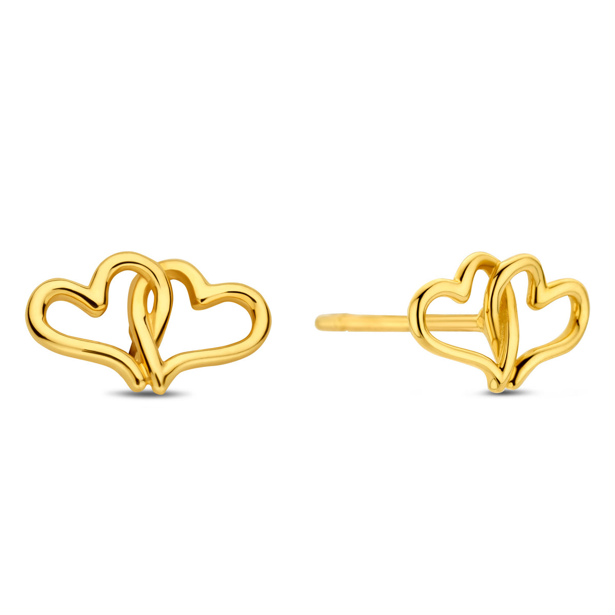 Ohrstecker Doppelherz Gold 585 57730