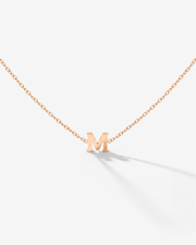 LUAMAYA Tiny Letter Necklace