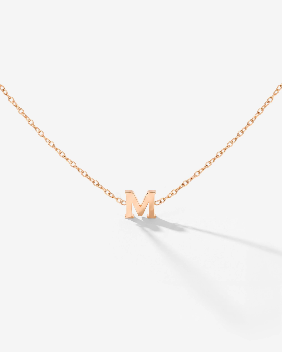 LUAMAYA Tiny Letter Necklace