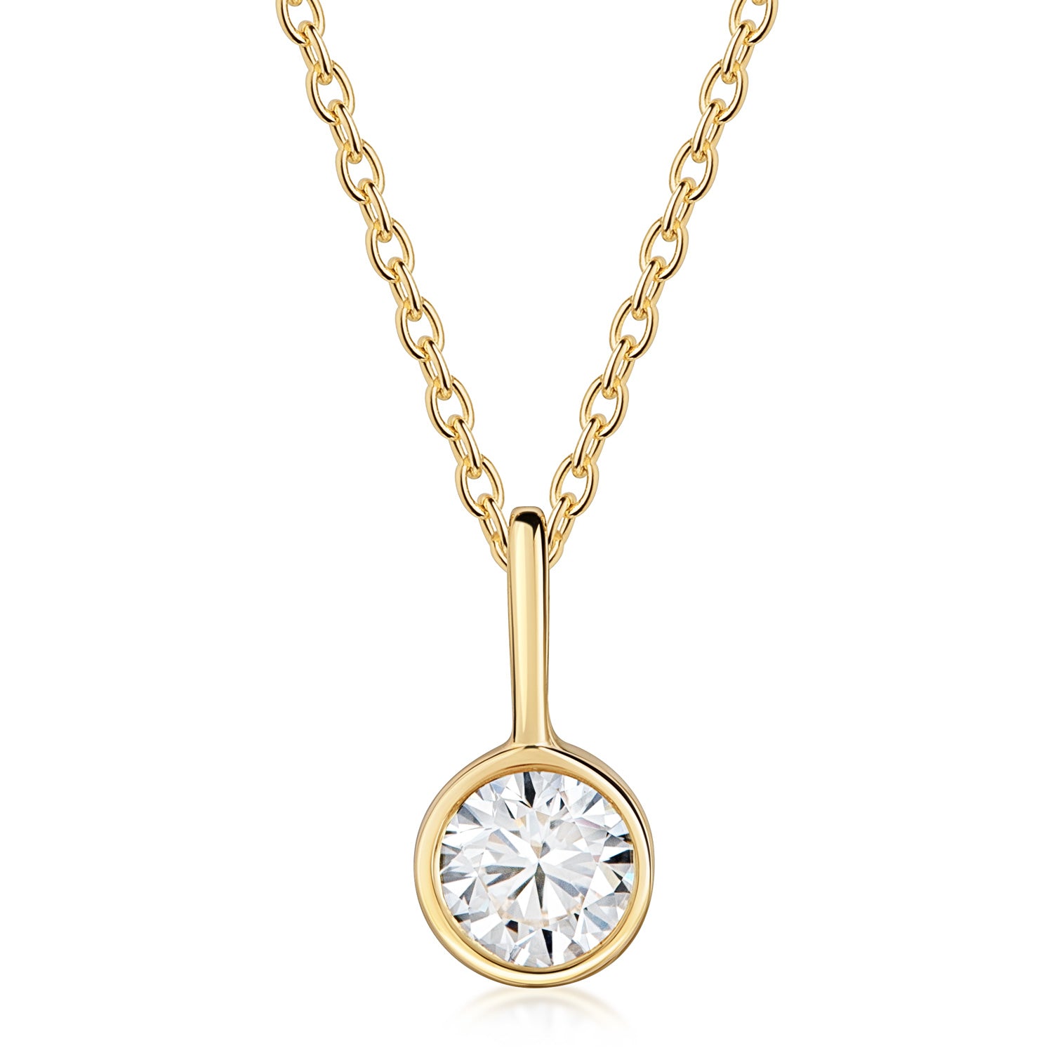 Lovebird Anhänger mit Lab Grown Brillant 0,20 ct. Gelbgold 585 LB680