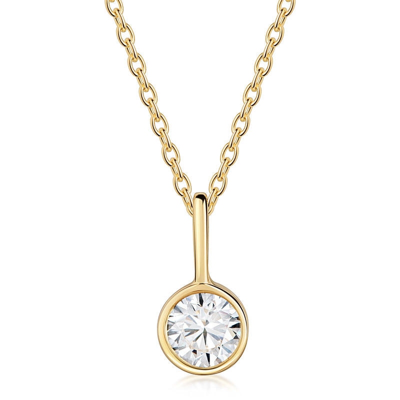 Lovebird Anhänger mit Lab Grown Brillant 0,20 ct. Gelbgold 585 LB680