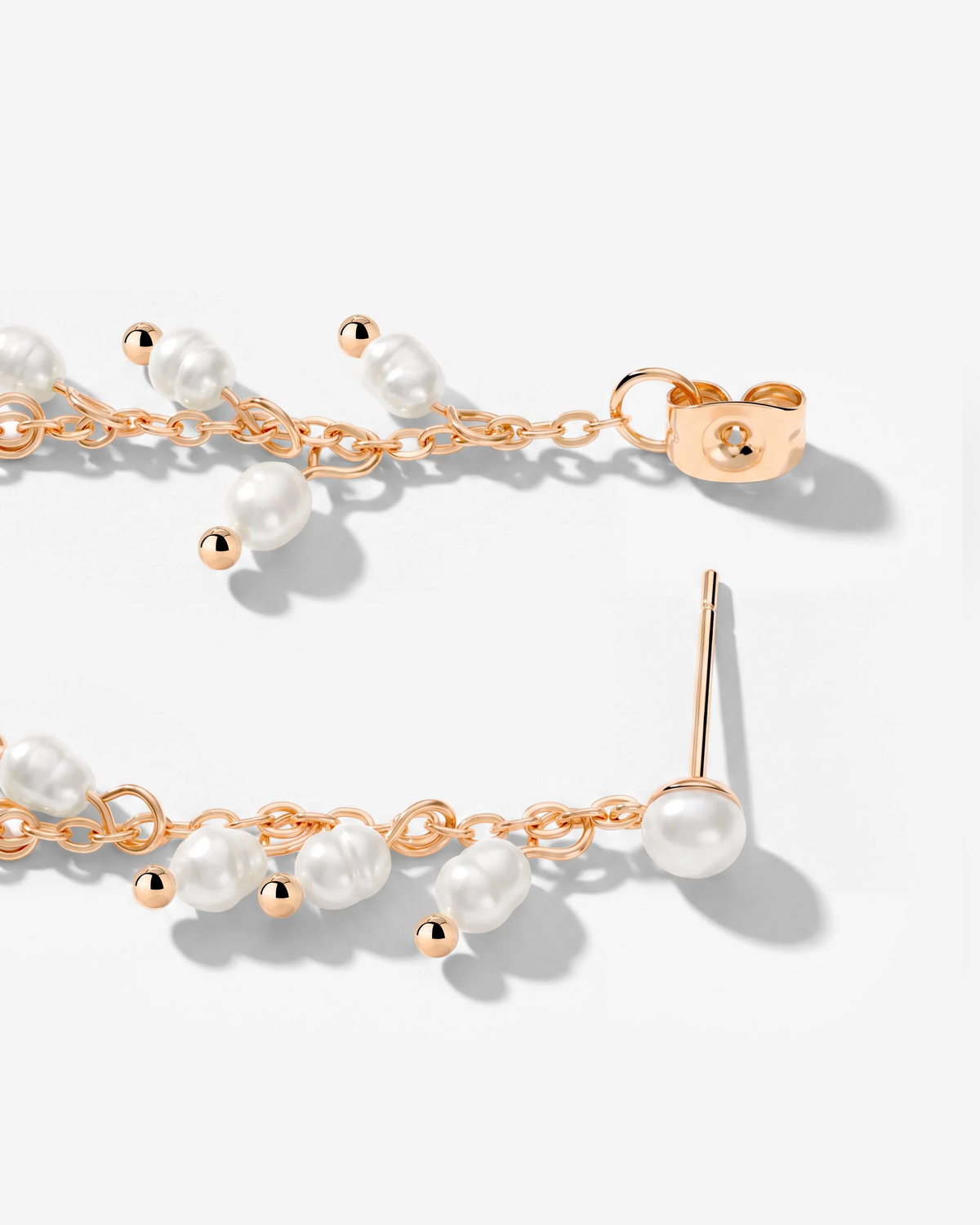 LUAMAYA Cascade Pearl Earrings