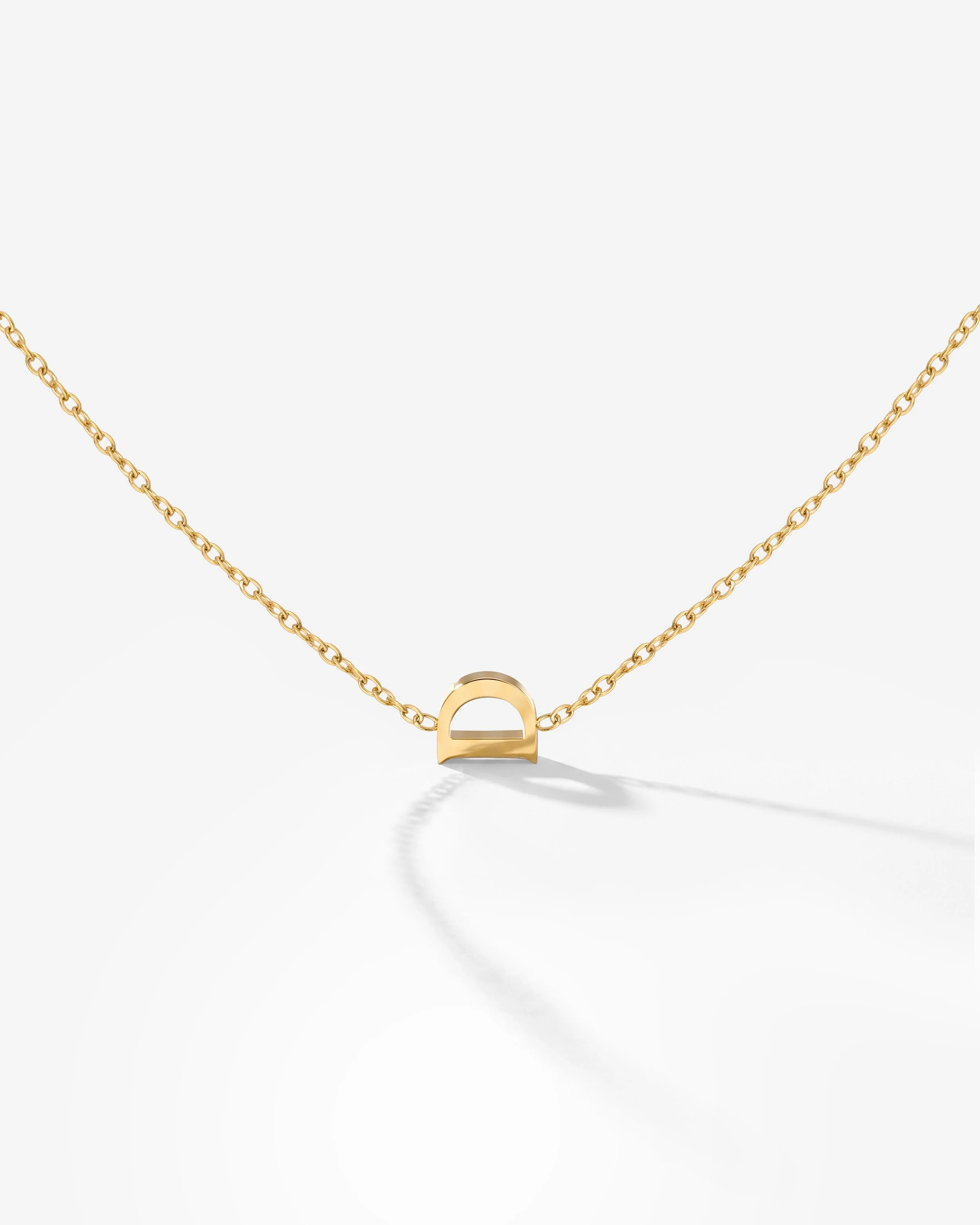 LUAMAYA Tiny Letter Necklace ABC