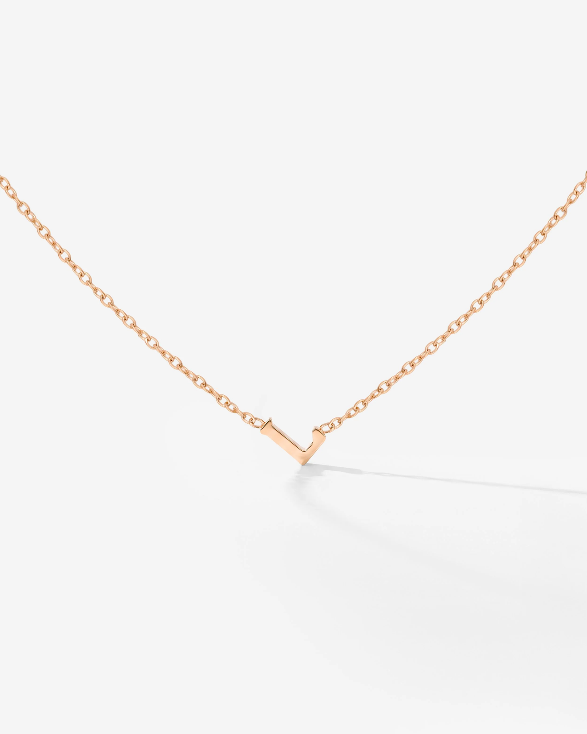 LUAMAYA Tiny Letter Necklace