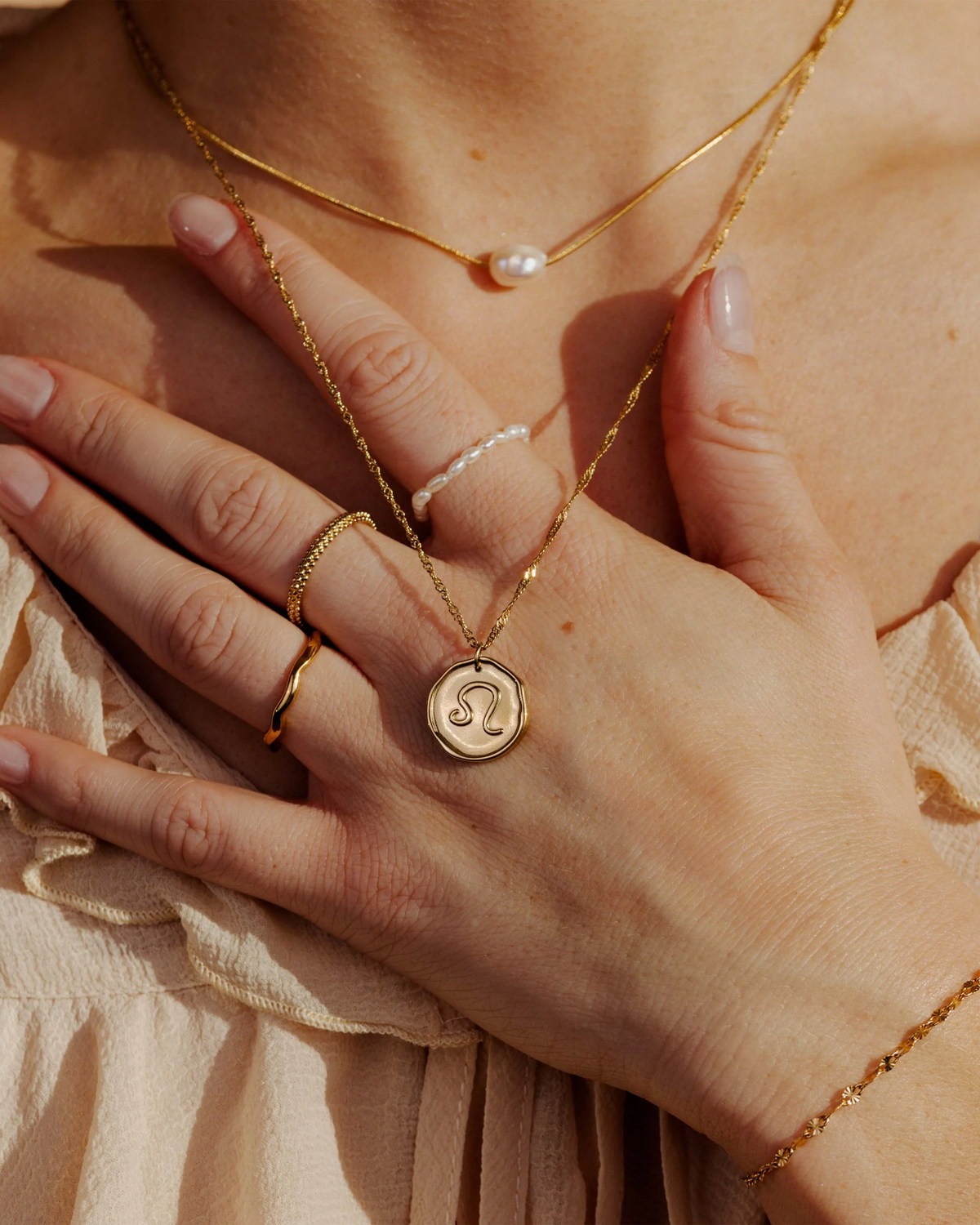 LUAMAYA Zodiac Necklace Gold