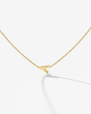 LUAMAYA Tiny Letter Necklace