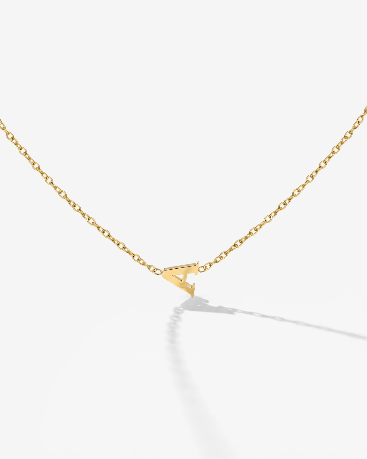 LUAMAYA Tiny Letter Necklace