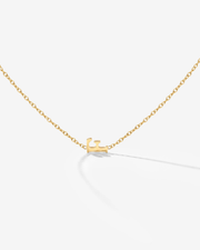 LUAMAYA Tiny Letter Necklace
