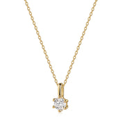 Lovebird Anhänger mit Lab Grown Brillant 0,20 ct. Gelbgold 585 LB692