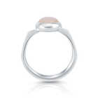 Ring aus Sterlingsilber mit ovalem Perlmutt R-4434