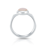 Ring aus Sterlingsilber mit ovalem Perlmutt R-4434