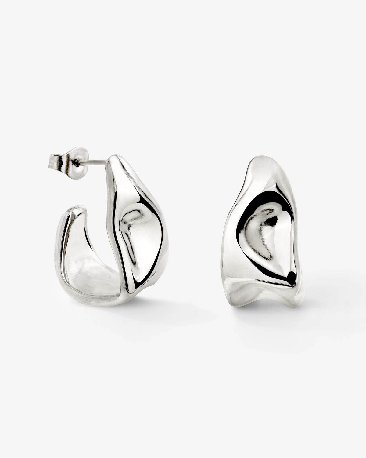 LUAMAYA Liquid Shape Studs