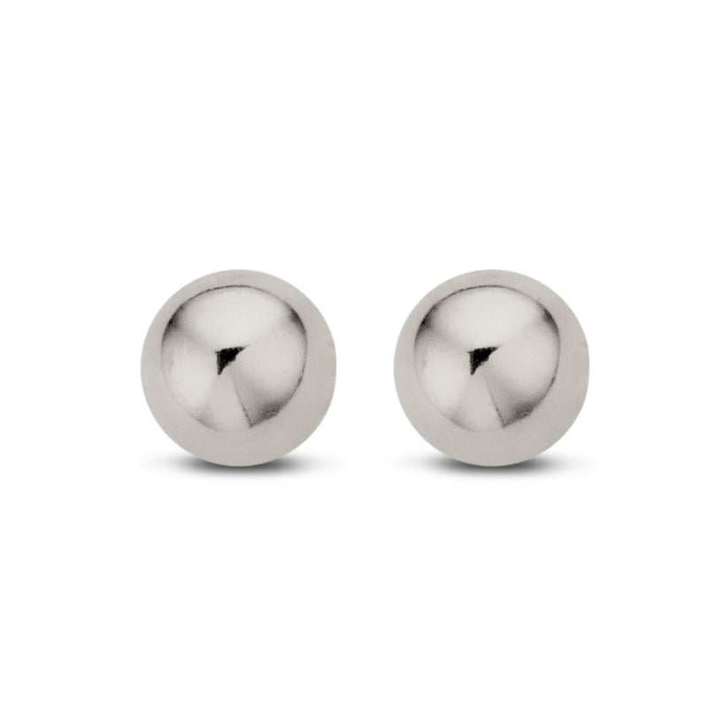 Ohrstecker Kugel 4mm Weißgold 585 57433