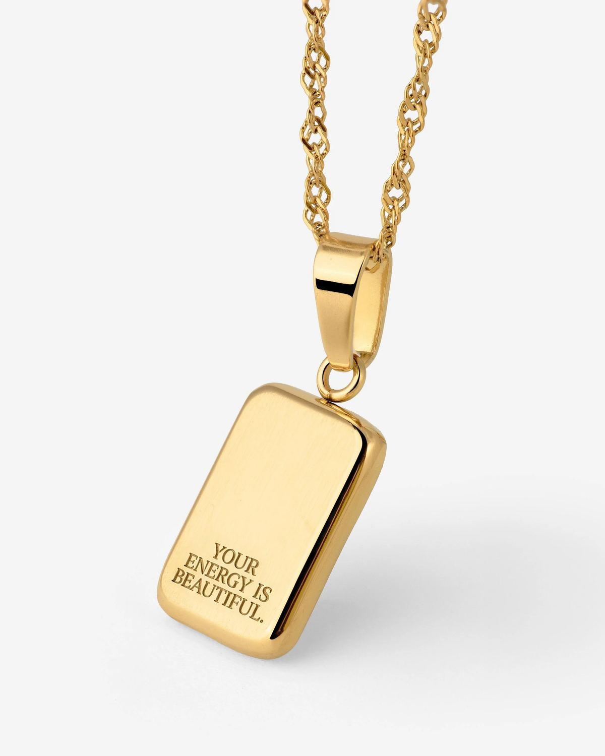 LUAMAYA Your energy is beautiful Necklace Gold