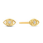 Ohrstecker Auge mit Zirkonia Gold 585 57726