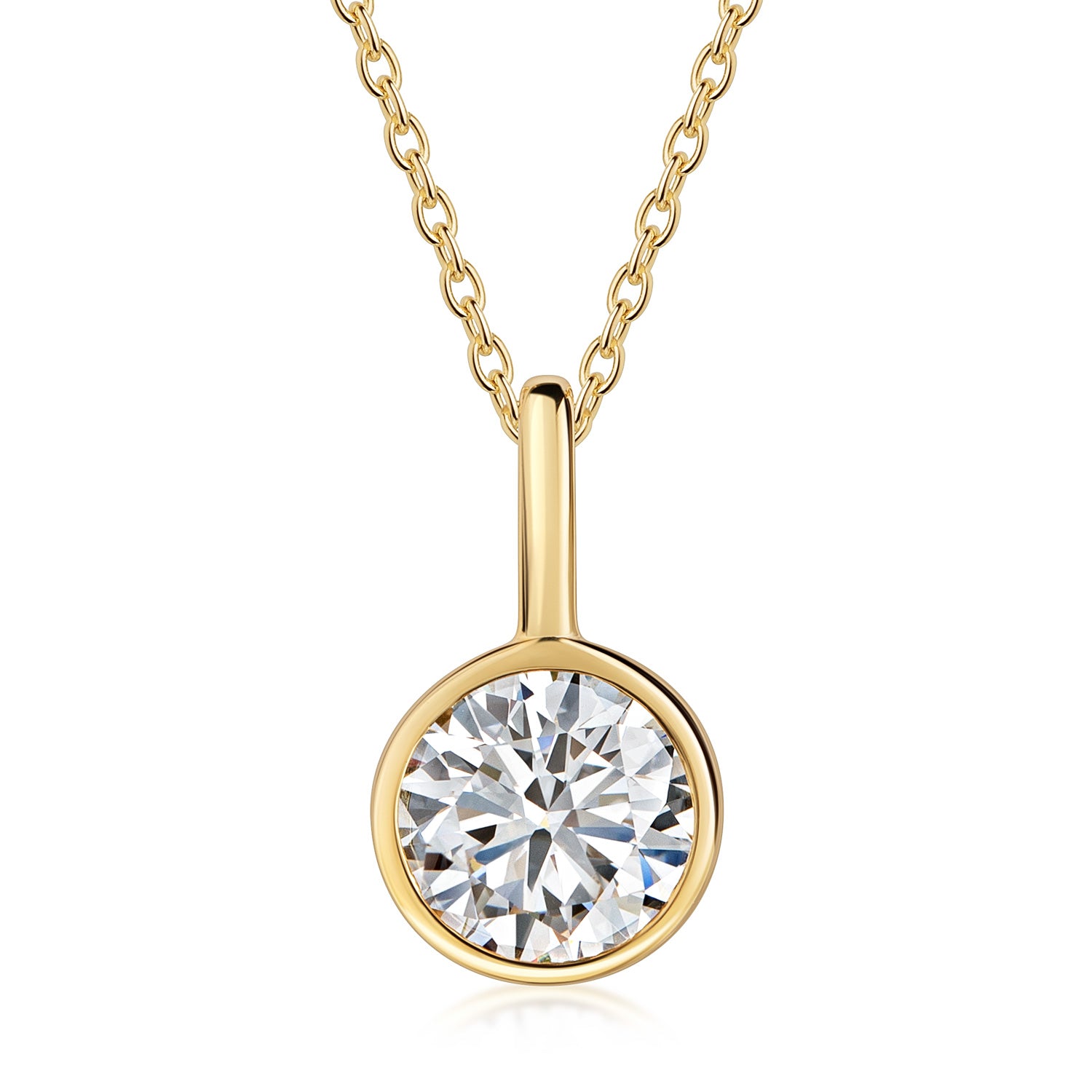 Lovebird Anhänger mit Lab Grown Brillant 1,00 ct. Gelbgold 585 LB684