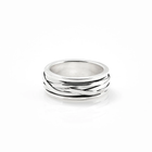 Ring aus Sterlingsilber im Mumienstil R-182-M