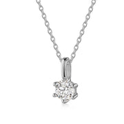 Lovebird Anhänger mit Lab Grown Brillant 0,20 ct. Weißgold 585 LB693