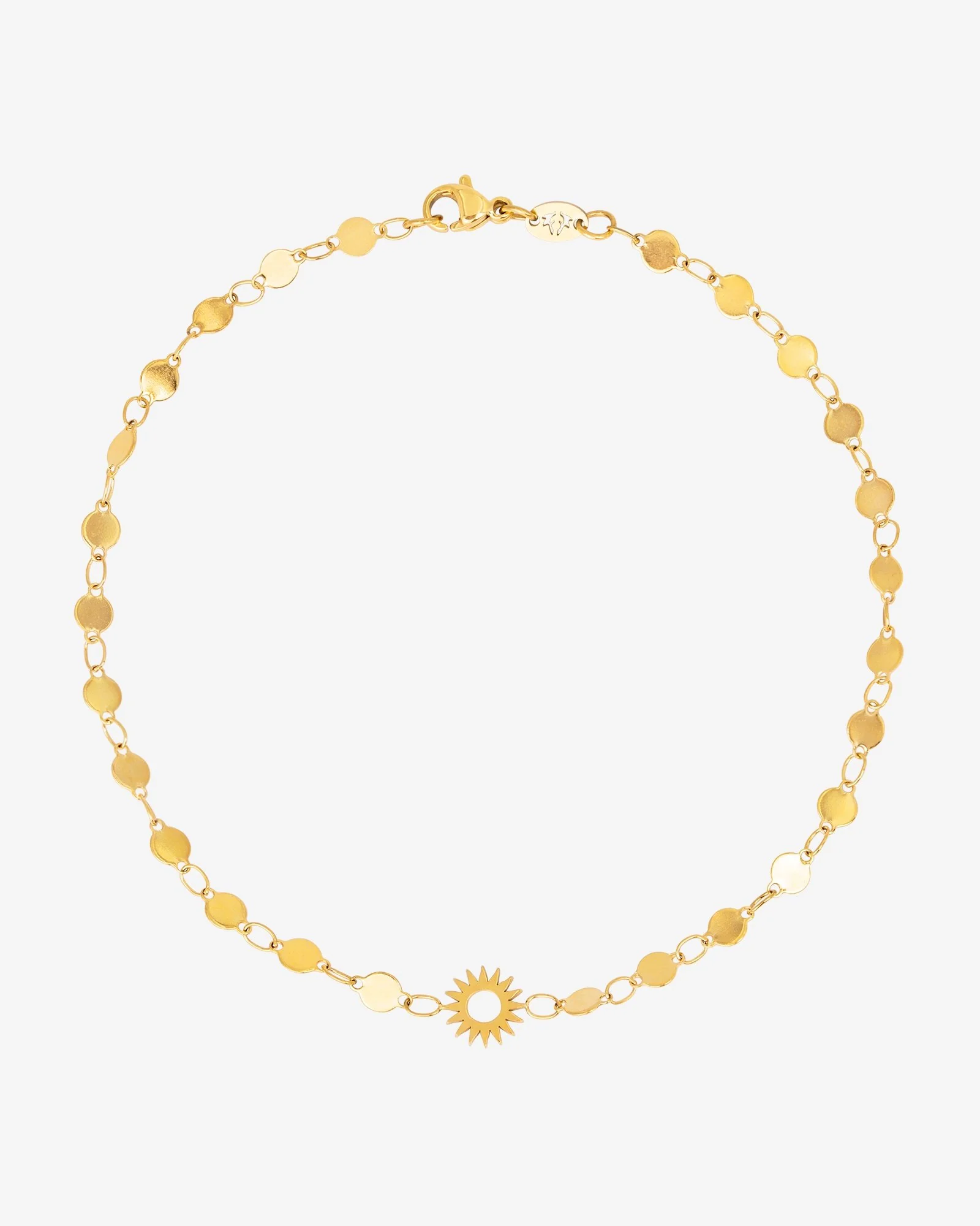 LUAMAYA Sunny Side Up Anklet Gold Fusskette