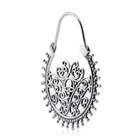 Ohrringe aus Sterlingsilber im Hindu-Stil mit einem Hauch von Oxidation E-2447