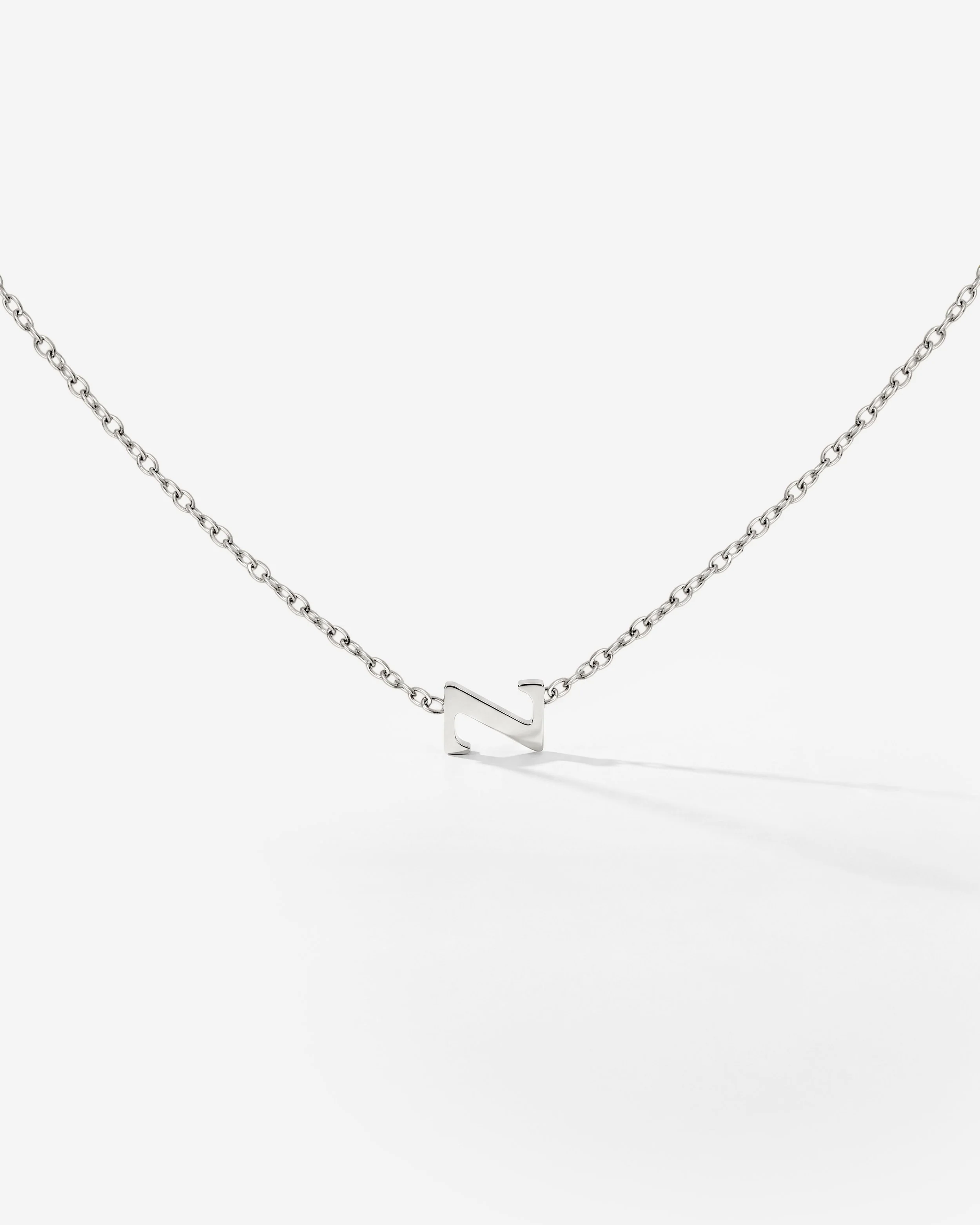LUAMAYA Tiny Letter Necklace ABC