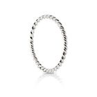 Ring aus Sterlingsilber mit glänzender Torsade RI-10035P