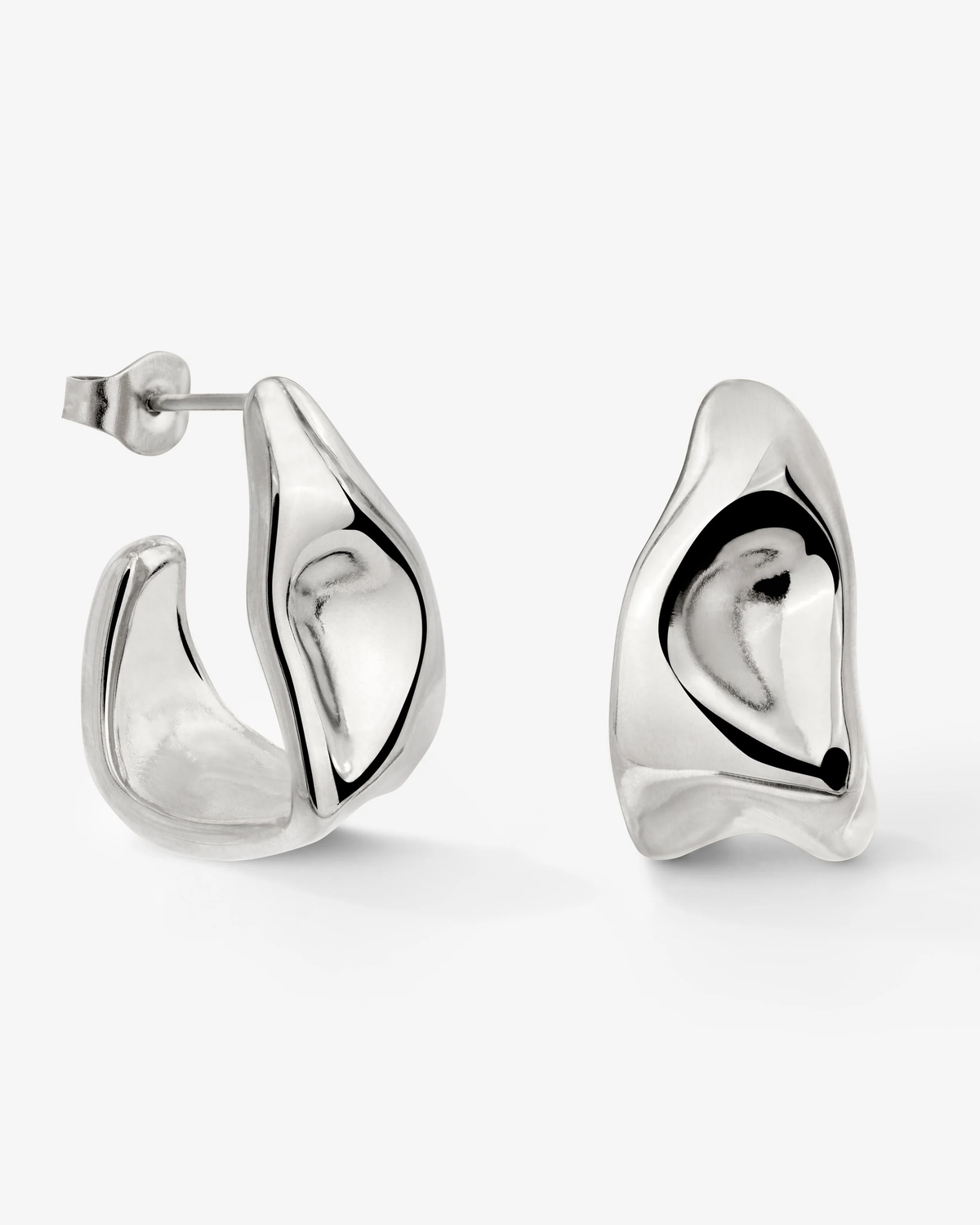 LUAMAYA Liquid Shape Studs