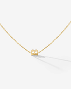 LUAMAYA Tiny Letter Necklace