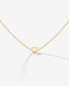 LUAMAYA Tiny Letter Necklace